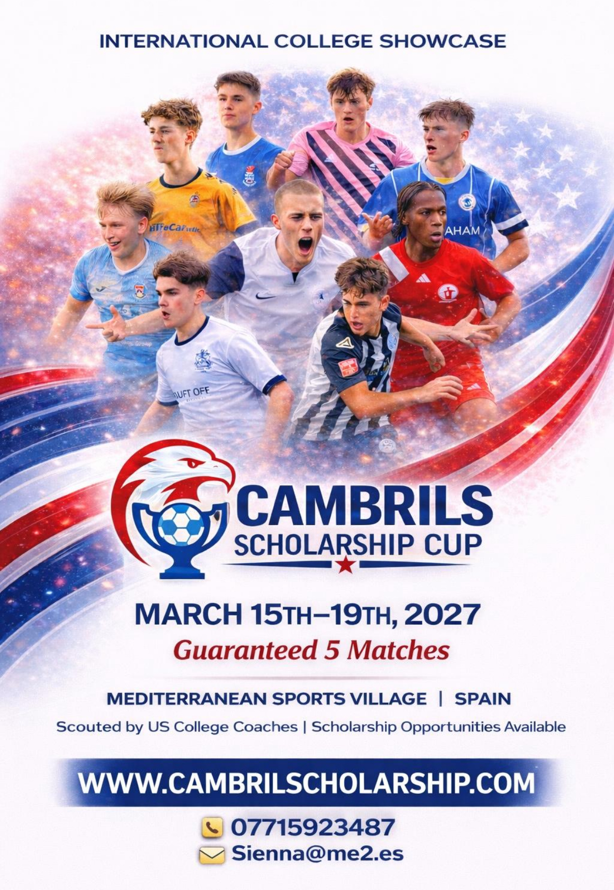Cambrils Scholarship Cup — Boys Tournament, March 2027