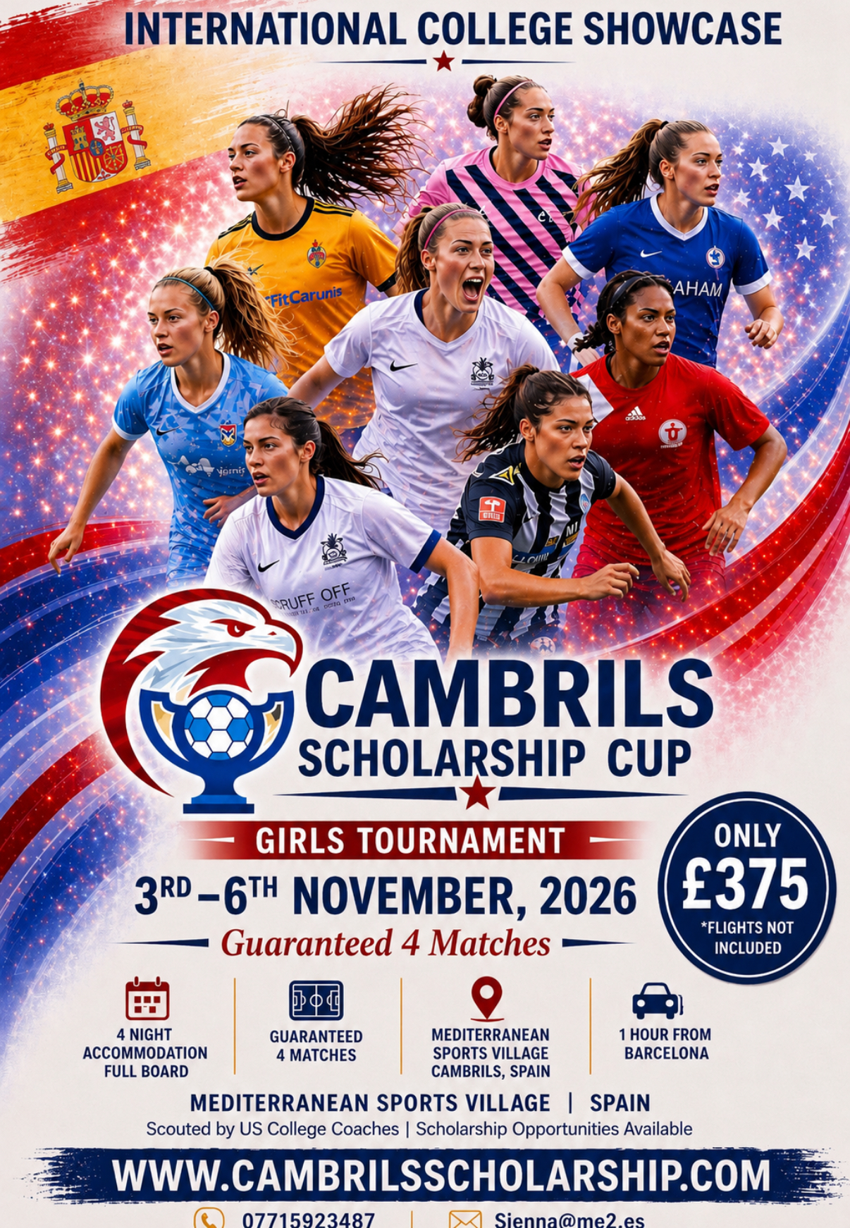 Cambrils Scholarship Cup — Girls Tournament, November 2026